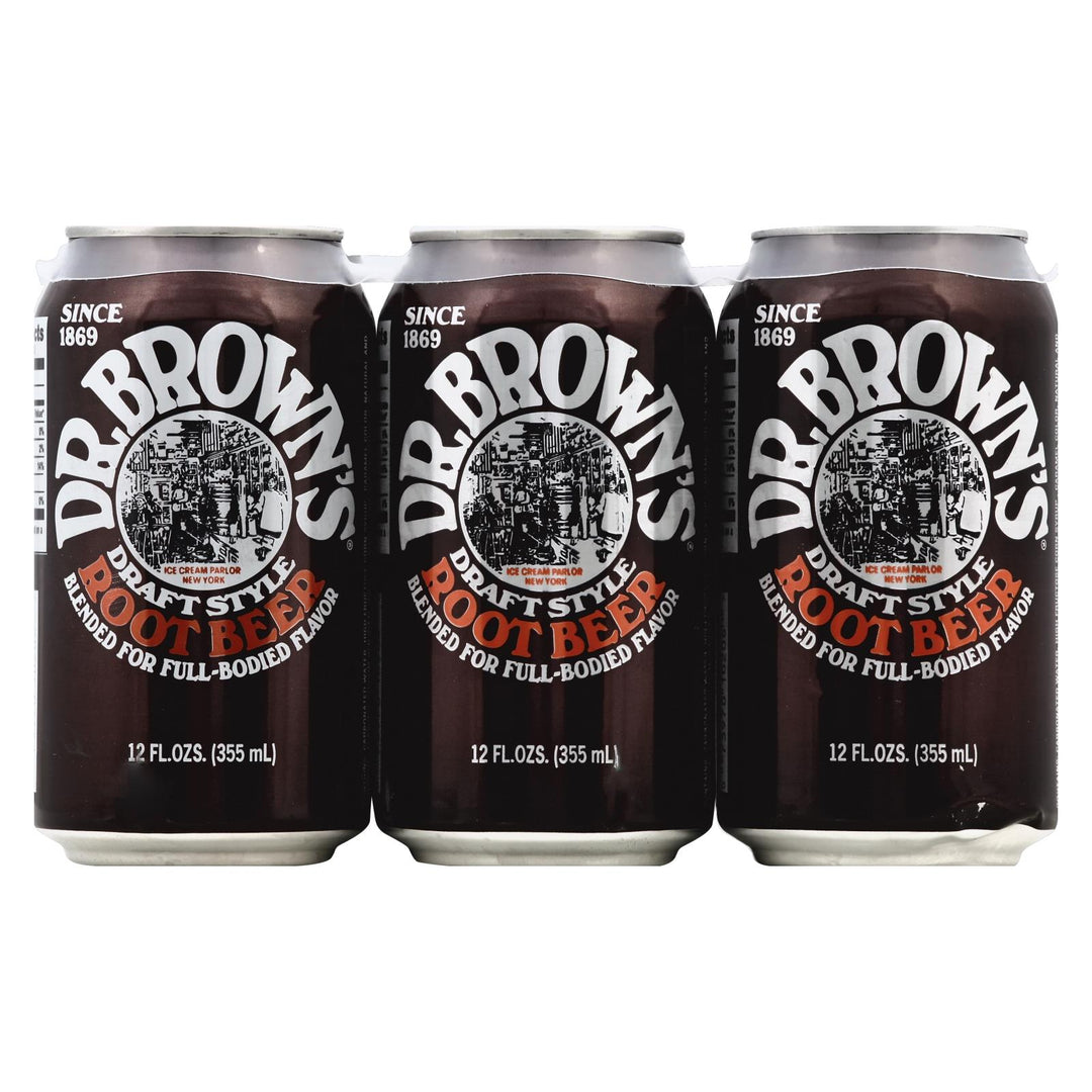 Dr. Brown Draft Style Root Beer - Case Of 4 - 6/12 Fz - Maras Green